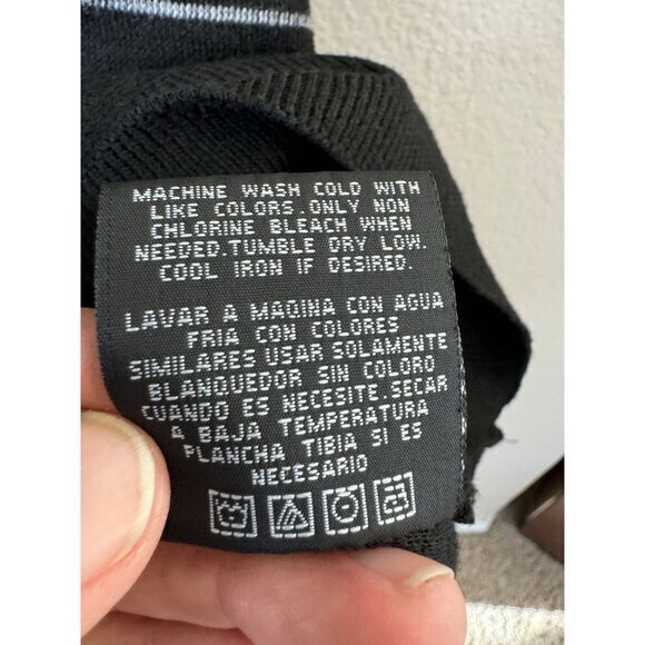 Vintage Cambridge Classics Men's Black Vest size s sweater vest Polyester - Picture 5 of 7